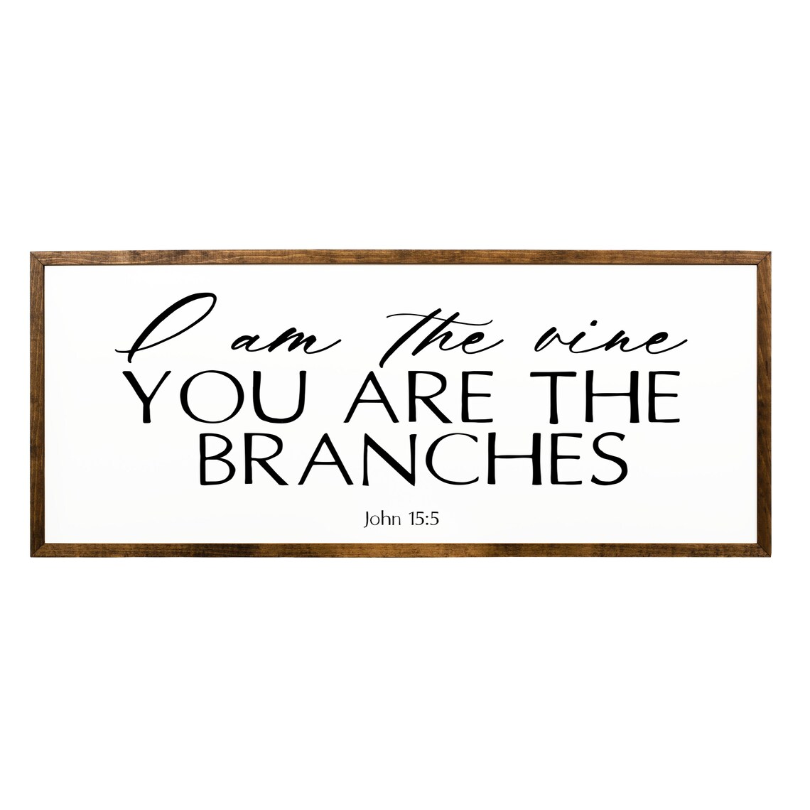 I Am the Vine Scripture Verse Christian Art Print - Image 2