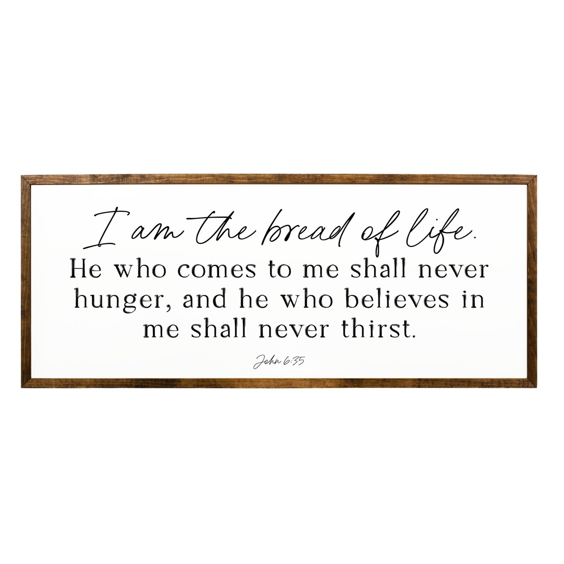 I Am the Bread of Life Scripture Art Print, Farmhouse - Image 2