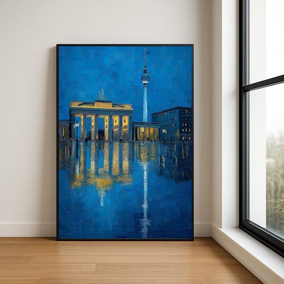 High Resolution Landmark Oil Painting