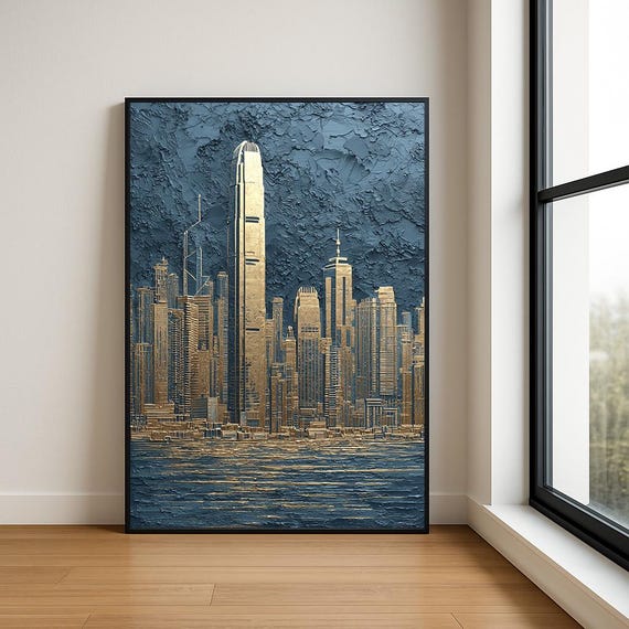 High Resolution Landmark Oil Painting
