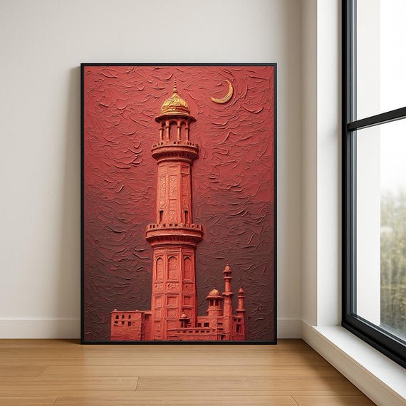High Resolution Landmark Oil Painting