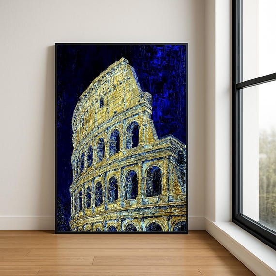 High Resolution Landmark Oil Painting