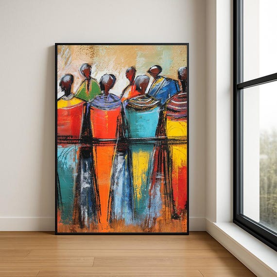 High Resolution African Arab Tribe Wall Art