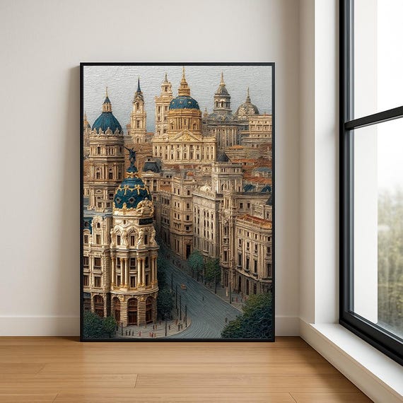 High Resolution Landmark Oil Painting