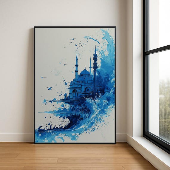 High Resolution Landmark Oil Painting