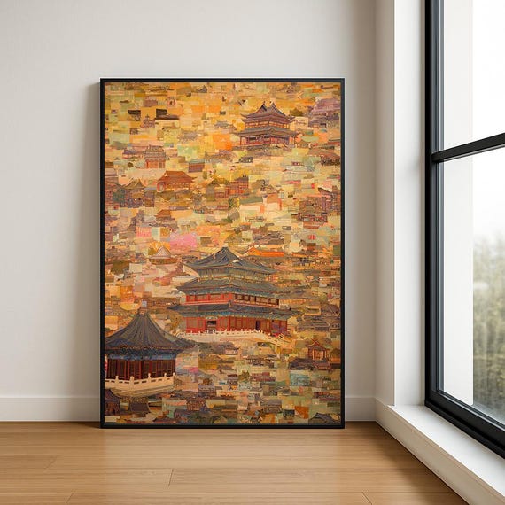 High Resolution Landmark Oil Painting
