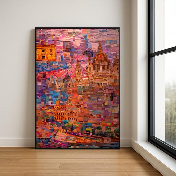 High Resolution Landmark Oil Painting