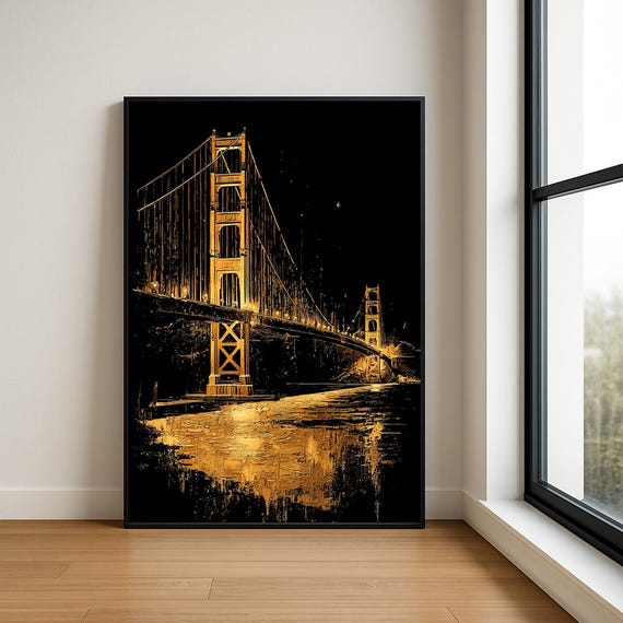 High Resolution Landmark Oil Painting