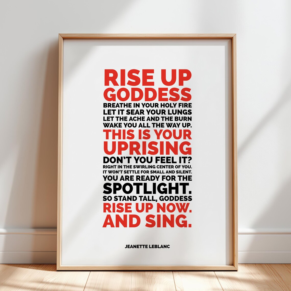 Female Empowerment Artwork Print, Divine Feminine