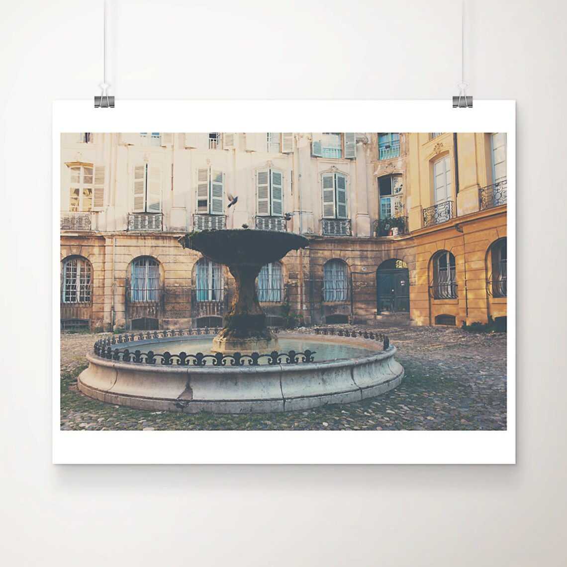 Aix-En-Provence Travel Poster, French Decor