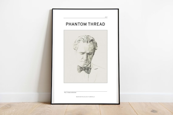 Phantom Thread Inspired Art Print, Movie Poster