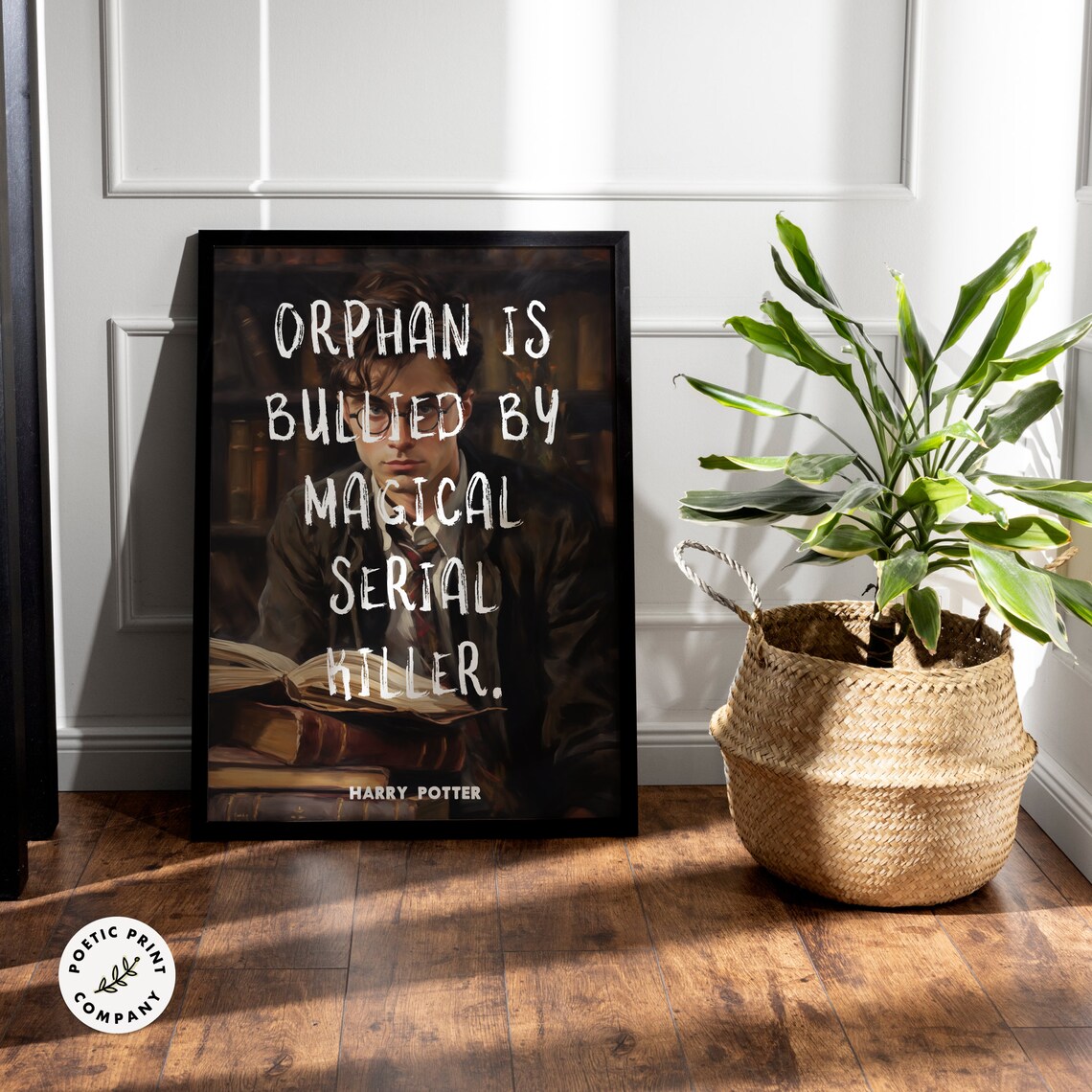 Harry Potter Orphan Bullied By Magical Serial Killer Funny Poster - Image 3