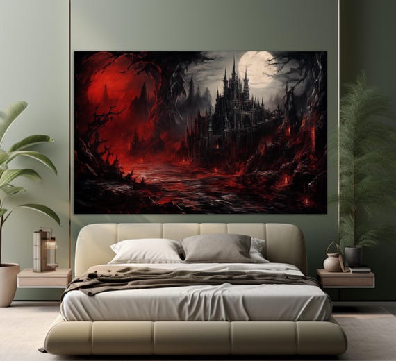 Dracula's Castle, Bran Castle Gothic Art Print
