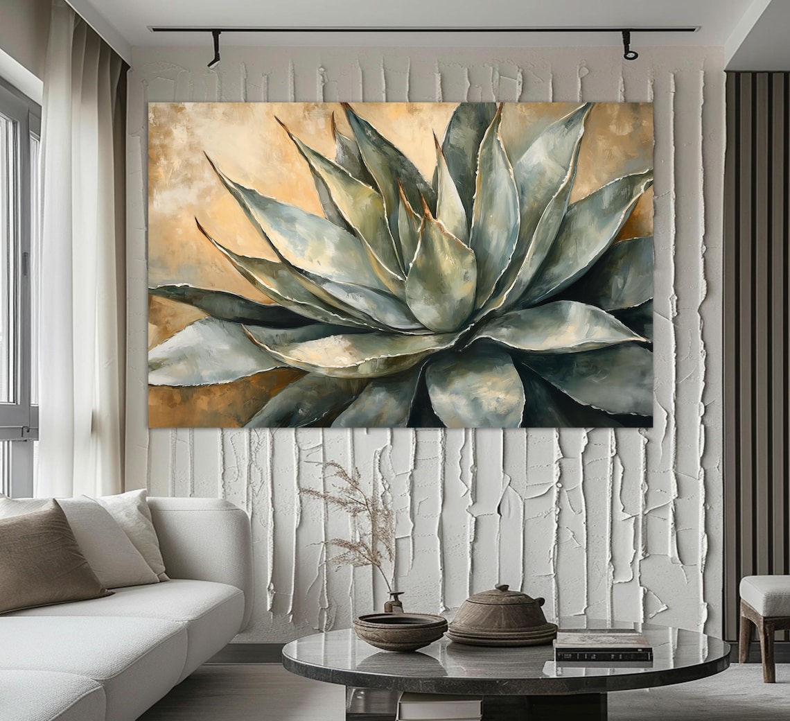 Agave Print, Rustic Mexican Wall Decor - Image 3