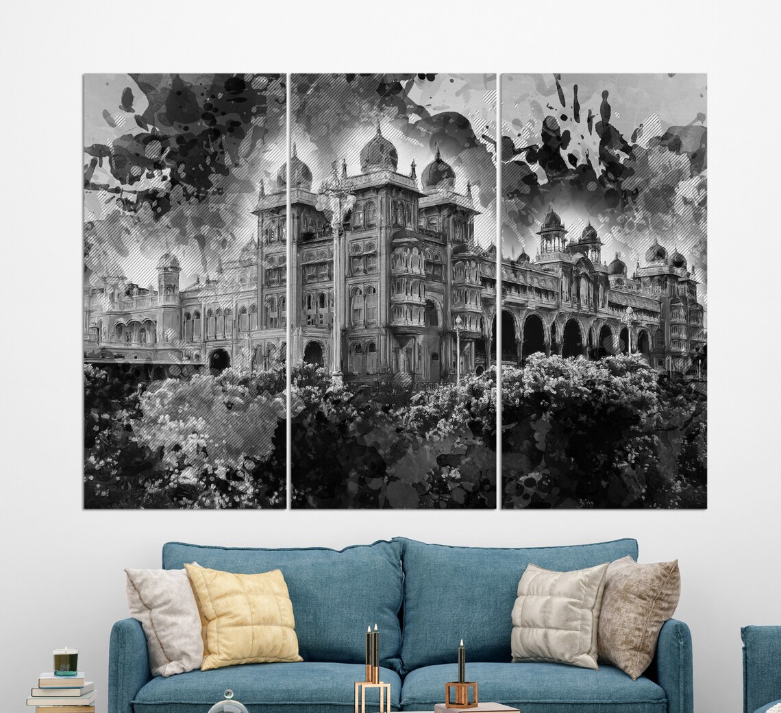 Mysuru India Wall Art Print, Cultural City Poster - Image 2