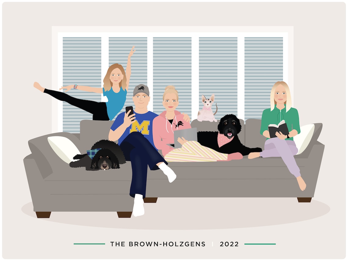 Family Portrait - Personalized Child Add-On - Image 2