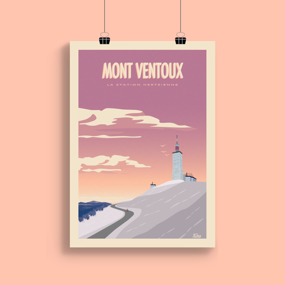 Mont Ventoux Vintage Travel Poster, Drôme - Image 2