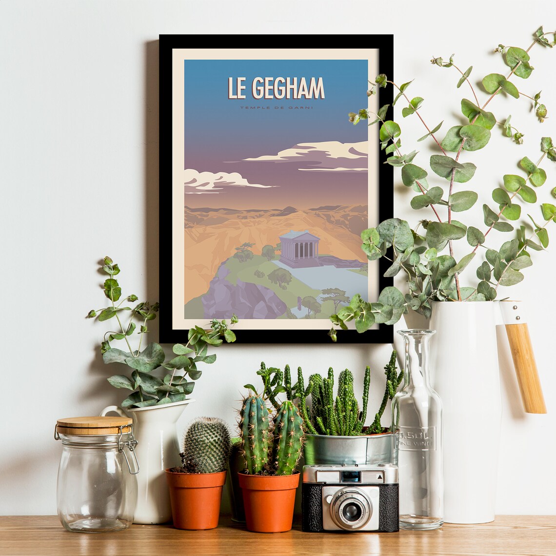 Gegham Vintage Travel Poster, Armenia Landmark - Image 3