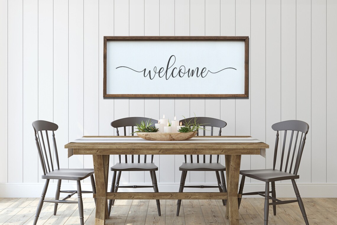 Welcome Sign Entryway Decor, Wall Art Print - Image 2