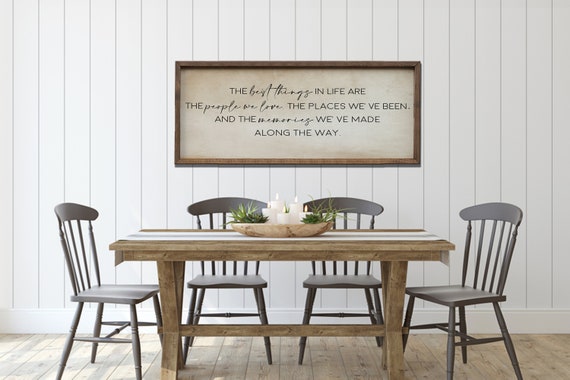 Inspirational Home Decor Signs, Old Paper Style