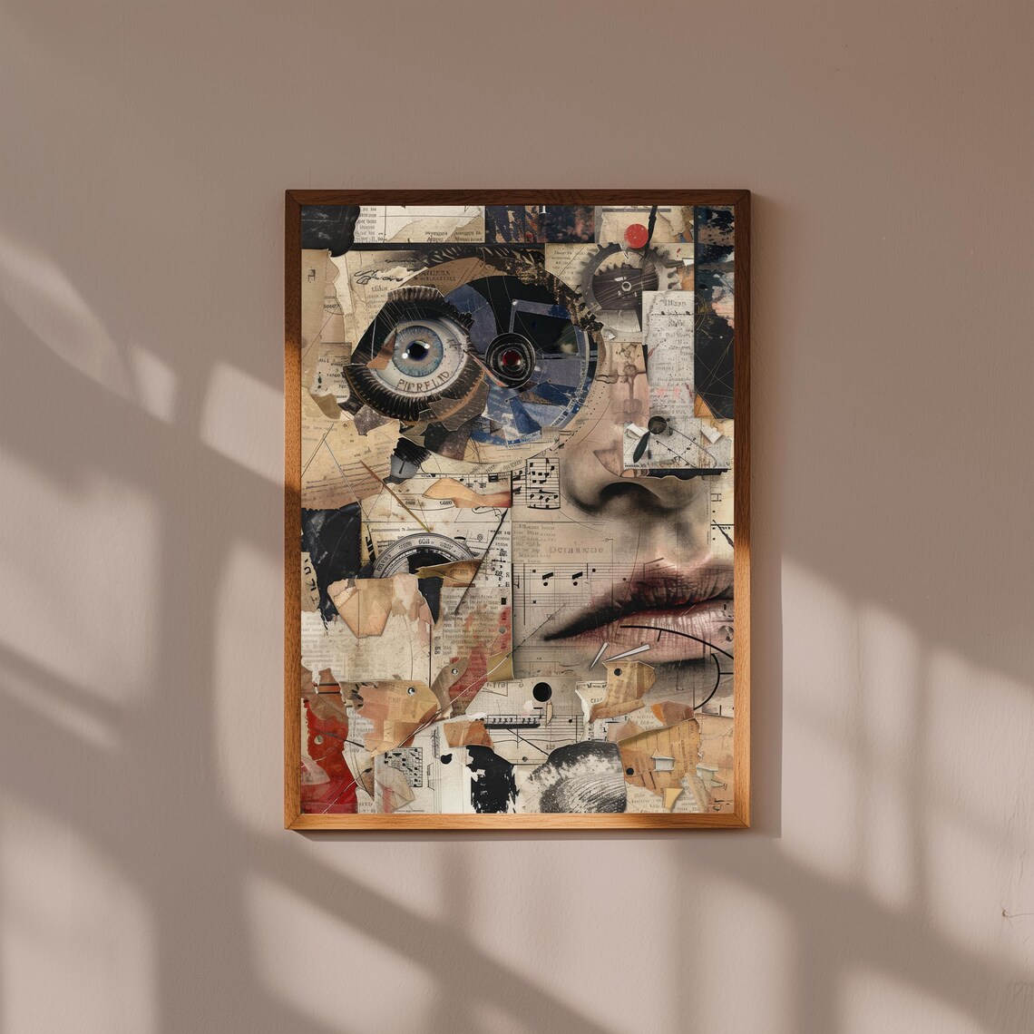 Cubist Art Print Abstract Geometric Modern Home Decor