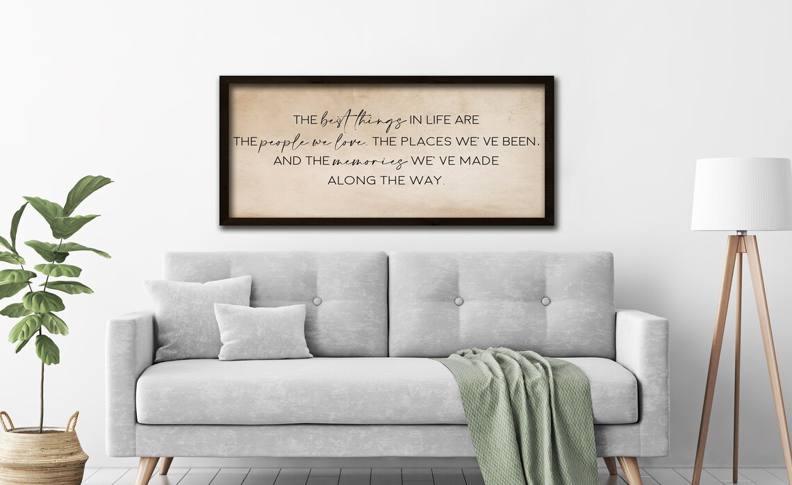 Inspirational Home Decor Signs, Old Paper Style - Image 2