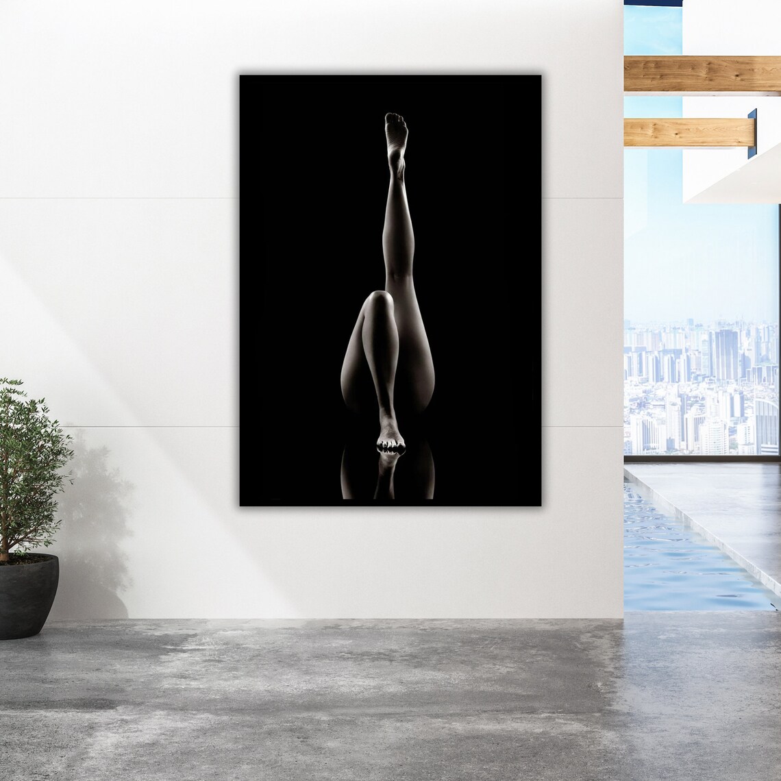 Sensuous Allure Abstract Contemporary Art Print - Image 5