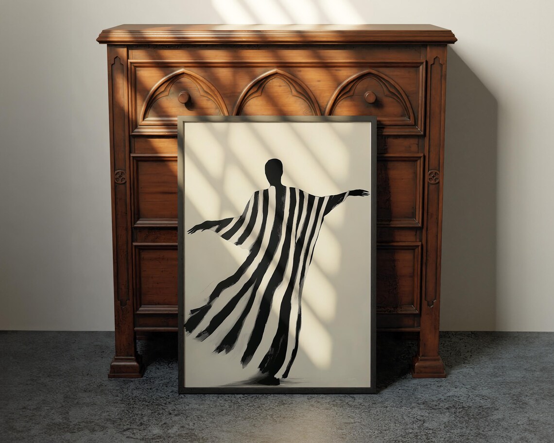 Modern Dance Line Art Poster Print - Image 4
