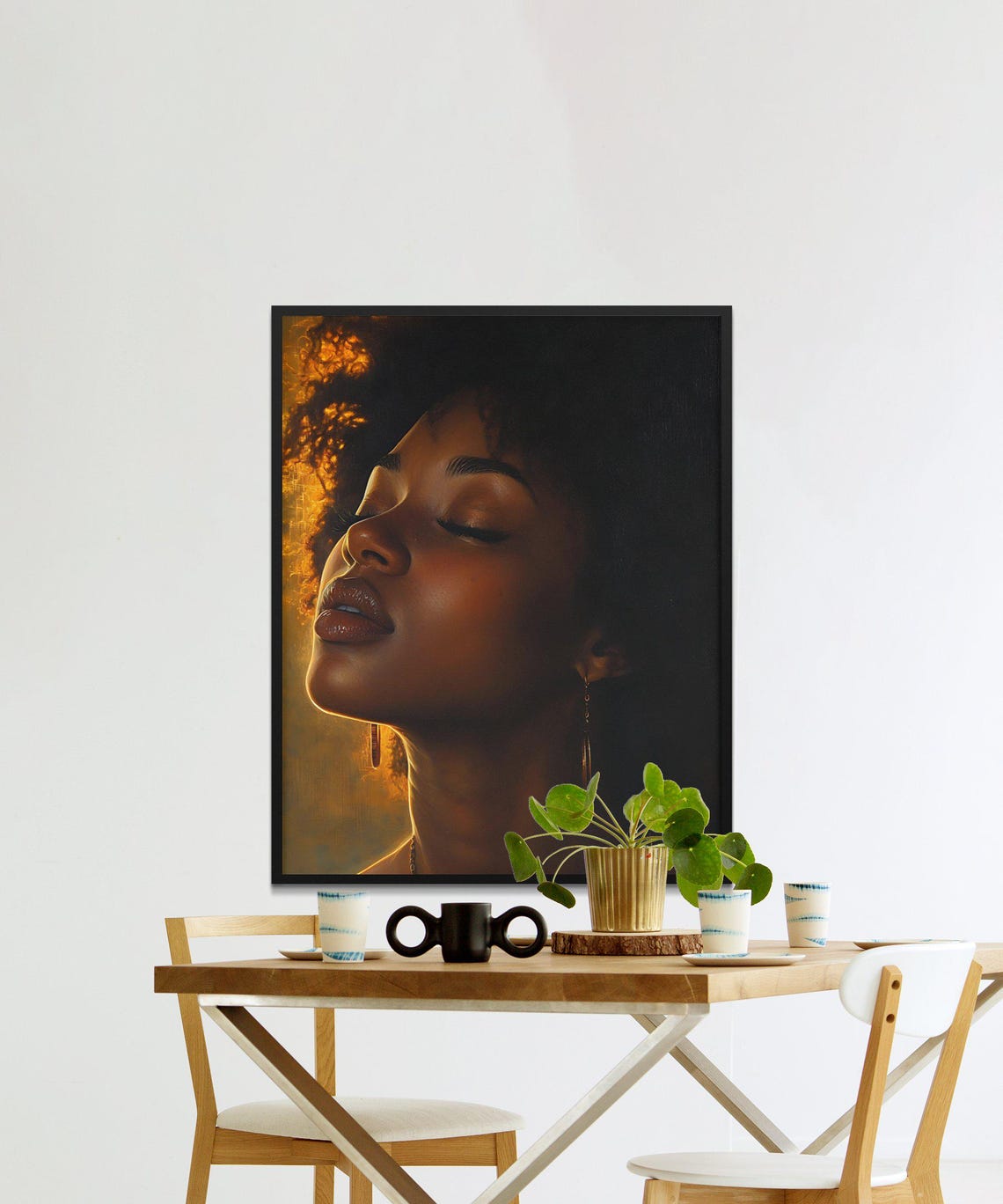 Afrocentric Art Work Creative African Black Culture Wall Decor For Living Spaces Unique Home Bold Statement - Image 6