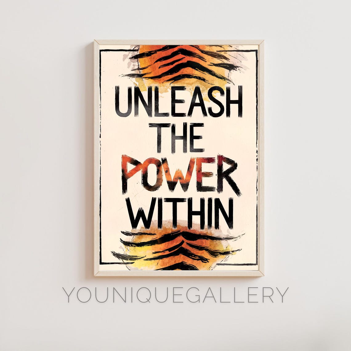Unleash The Power Within Inspirational Wall Art Motivational Bold Typography Poster For Home Decor - Image 4