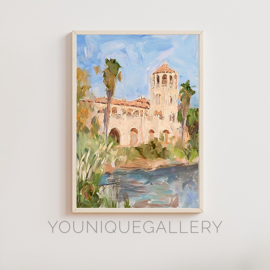 Riverside California Mission Inn Hotel Art Print