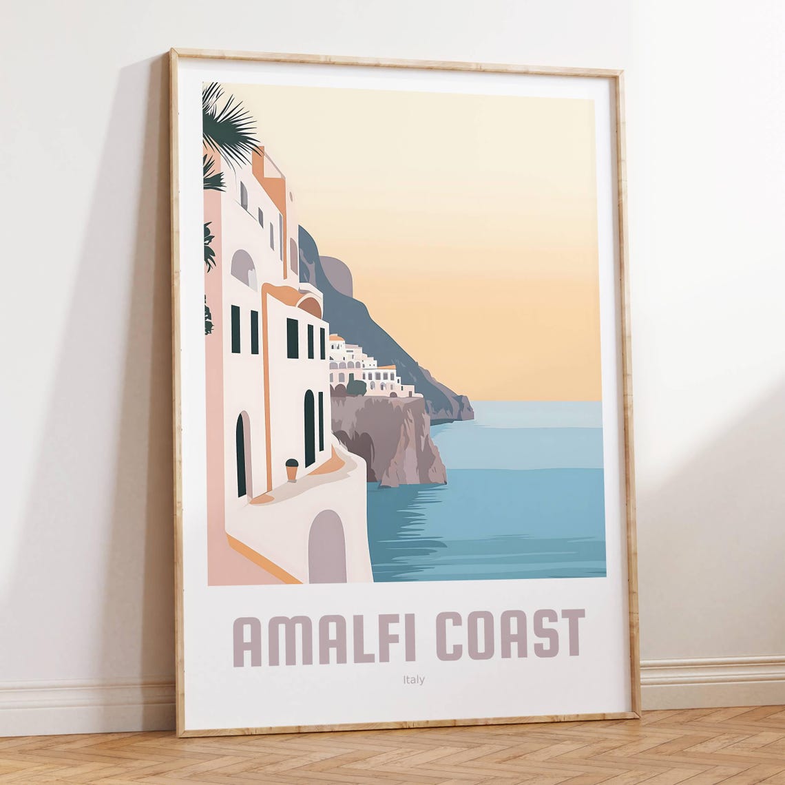 Amalfi Coast Poster Vintage Travel Poster Travel Poster Gift Amalfi Wall Art Vacation Poster Amalfi Coast Travel Poster Italy - Image 4