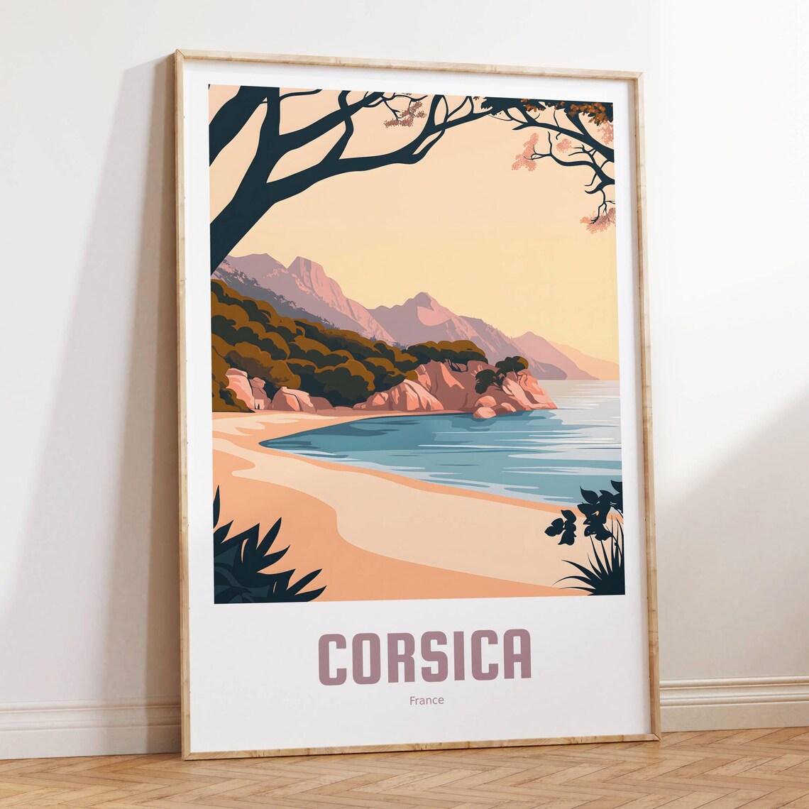 Corsica Vintage Travel Poster, France Travel Poster - Image 4