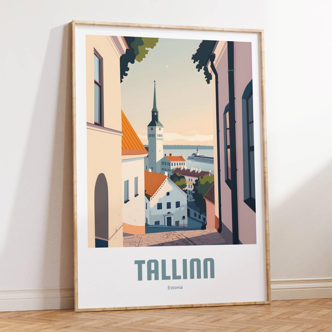 Tallinn Vintage Travel Poster, City Wall Art Print - Image 2