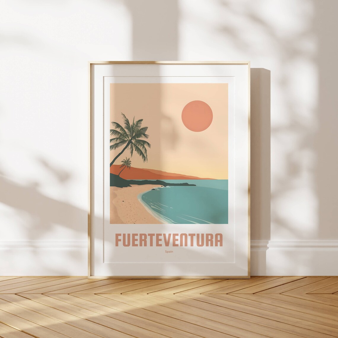 Fuerteventura Vintage Travel Poster, Spain Art Print - Image 2