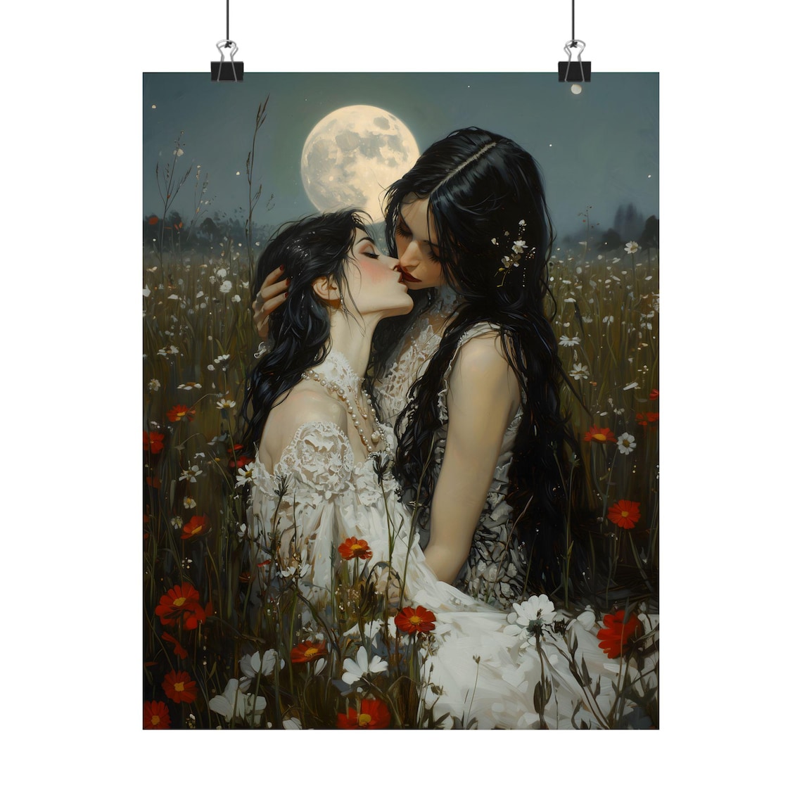 Vampire Girlfriends, Dark Academia Gothic Art Print - Image 4
