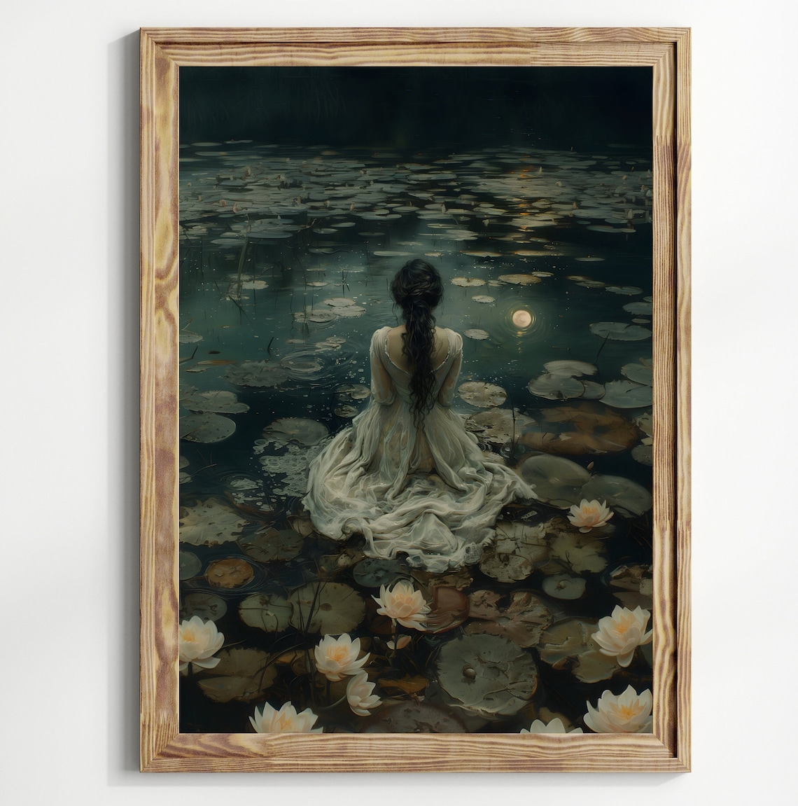 Ophelia Dark Academia Gothic Victorian Art Print - Image 3