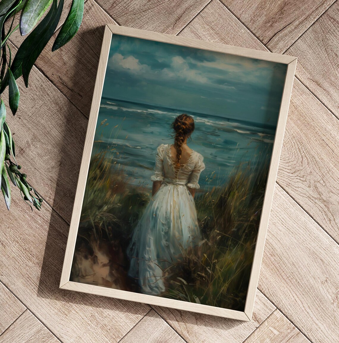 The Sea Goth, Dark Academia Victorian Gothic Art Print - Image 3