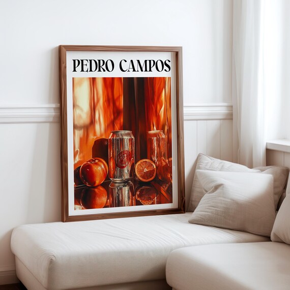 Pedro Campos Inspired Photorealism Print Hyperrealistic Object Posters Modern Realism Wall Decor Realistic Soda Can Fruit Art Print