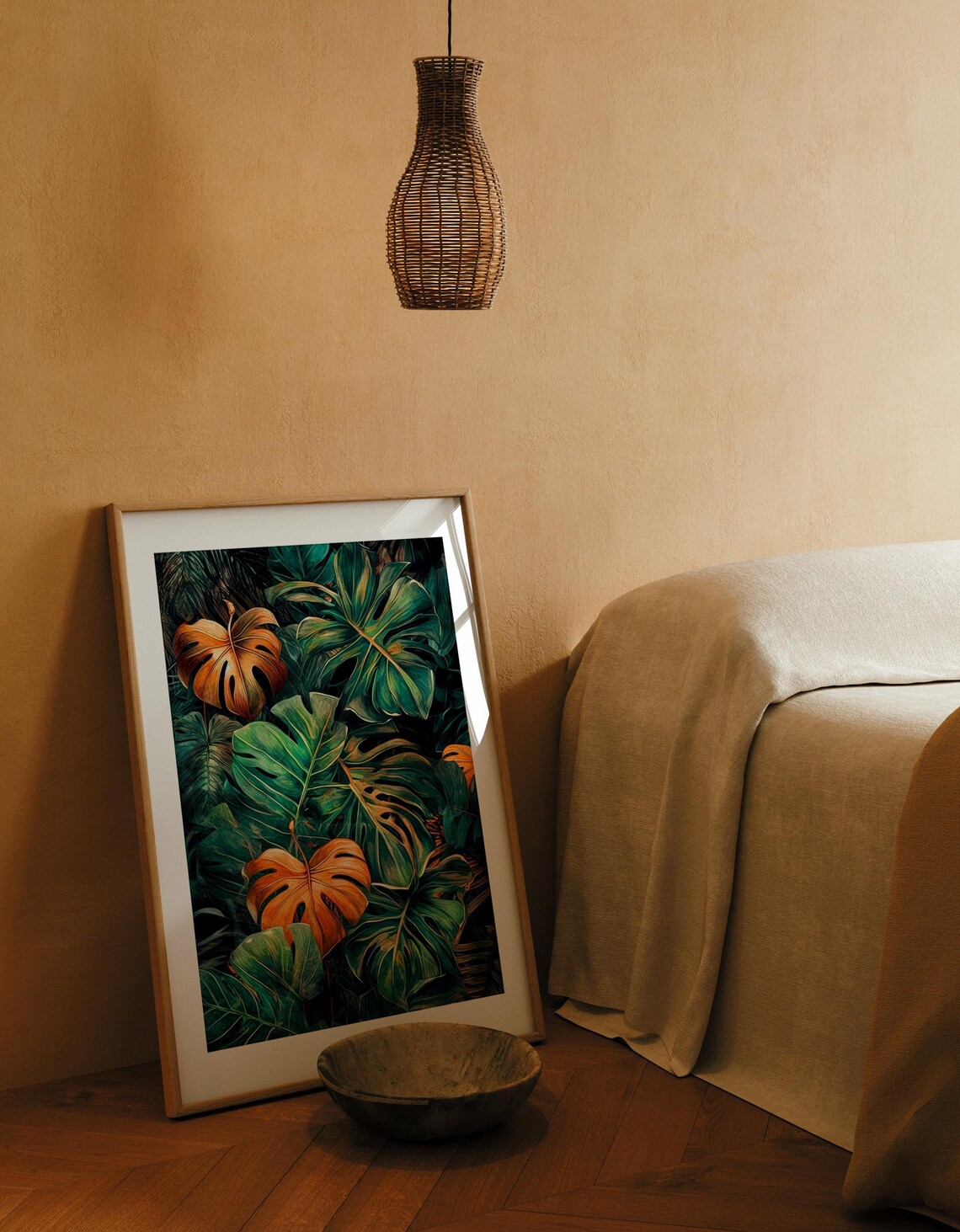 Boho Nature Photography, Tropical Leaves Botanical - Image 3