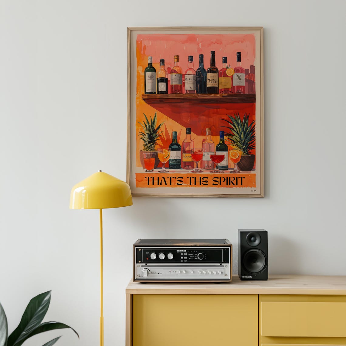 Bar Vintage Modern Travel Poster - Image 3