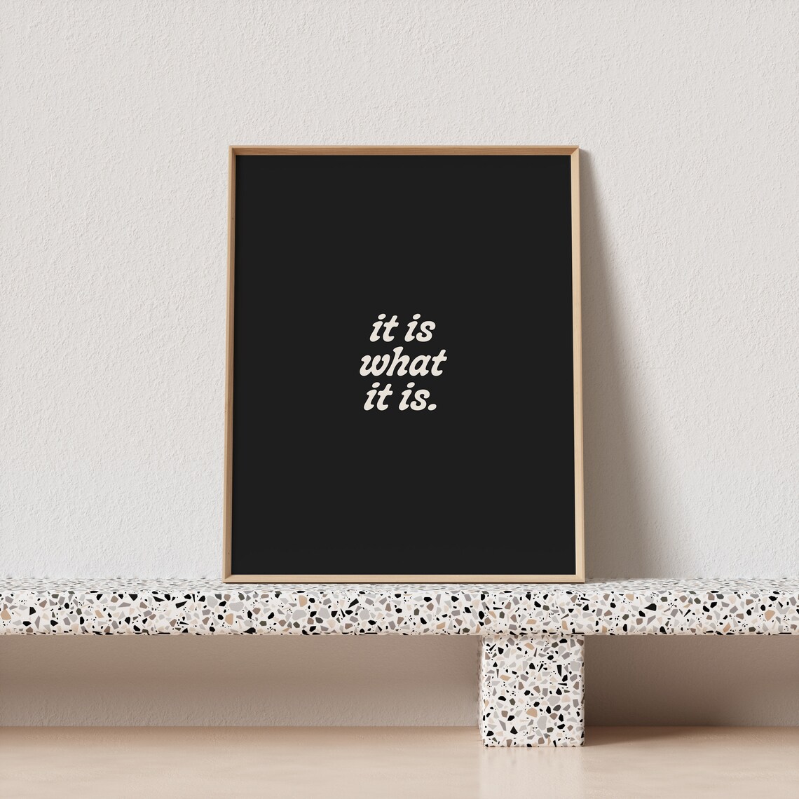 It Is What It Is Retro Poster, Gallery Wall - Image 3
