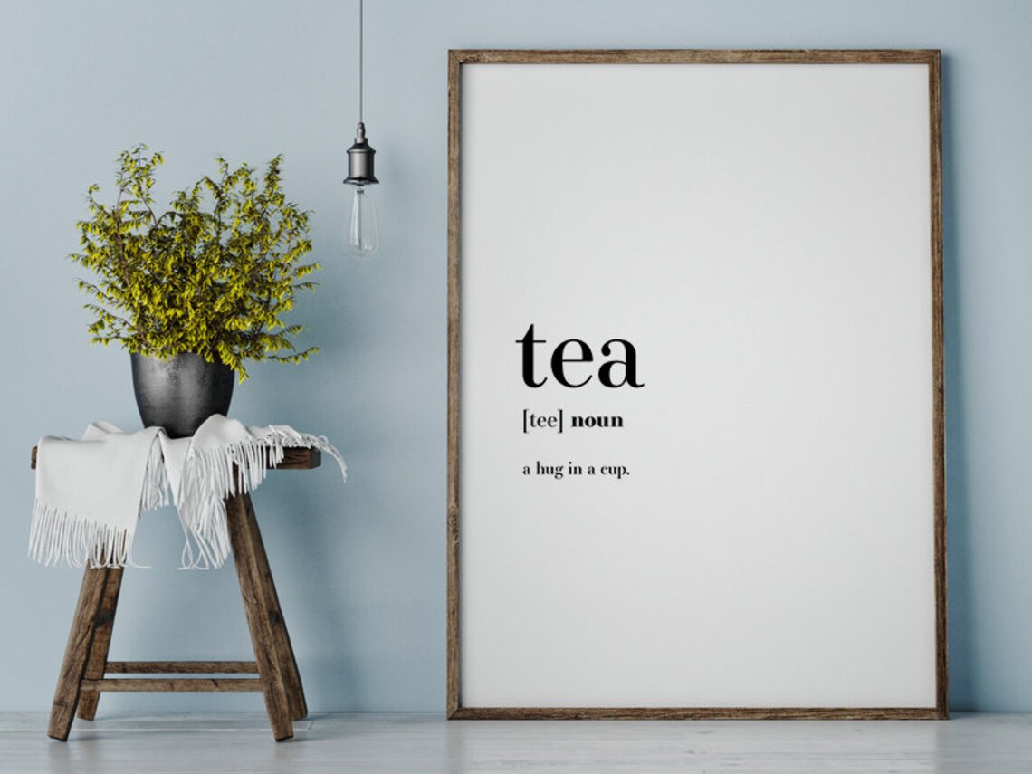 Tea Definition Art Print, Tea Lover Gift - Image 2