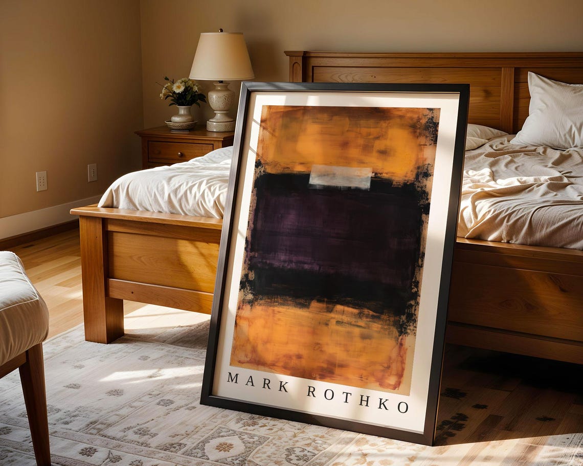 Mark Rothko Poster Abstract Expressionism Color Field Print Mark Rothko Print Modern Abstract Museum Poster Modern Wall Decor - Image 4
