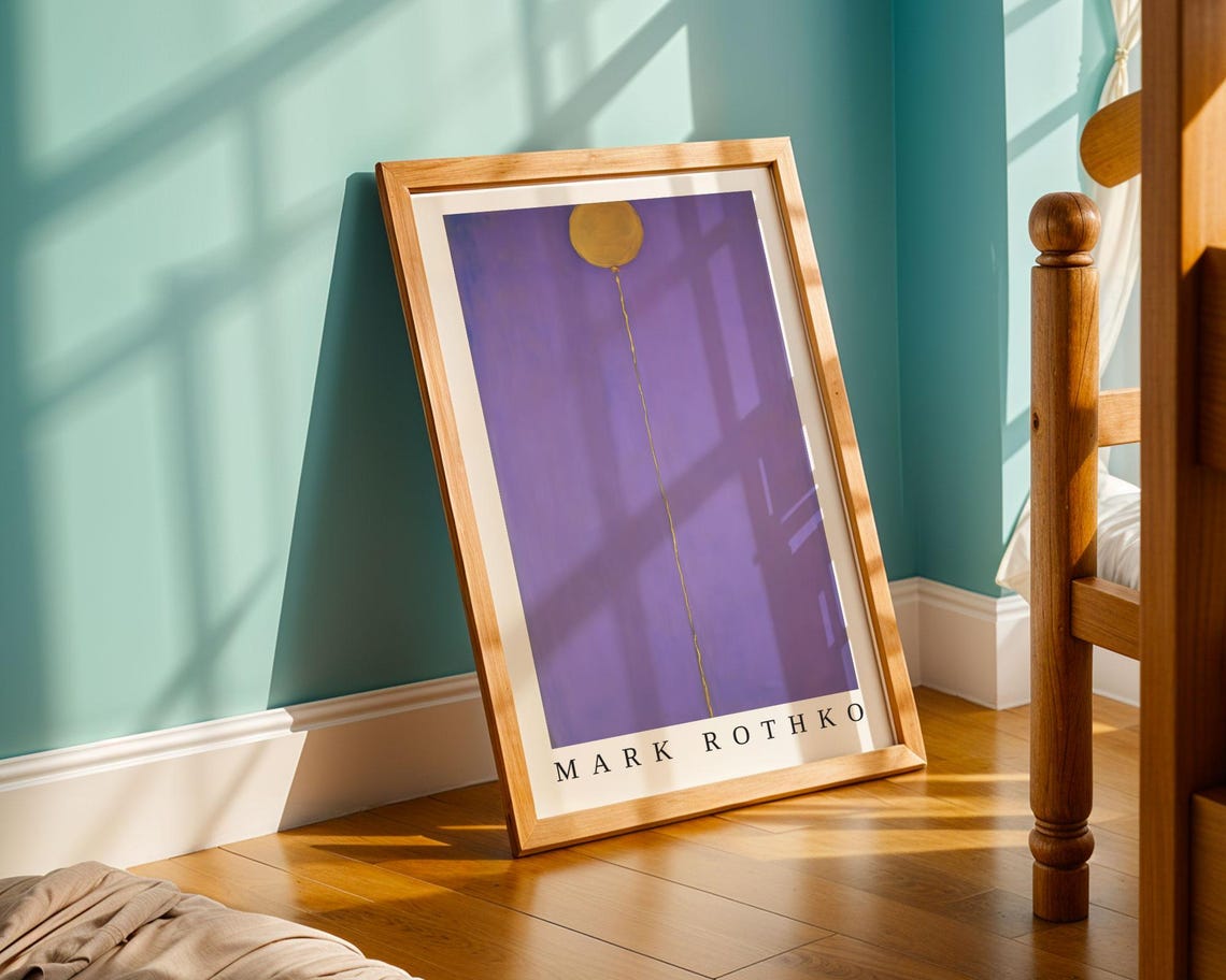 Mark Rothko Poster Abstract Expressionism Color Field Print Mark Rothko Print Modern Abstract Museum Poster Modern Wall Decor - Image 3
