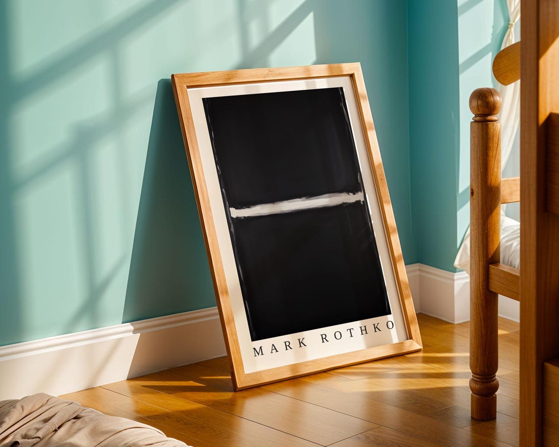 Mark Rothko Poster Abstract Expressionism Color Field Print Mark Rothko Print Modern Abstract Museum Poster Modern Wall Decor - Image 3