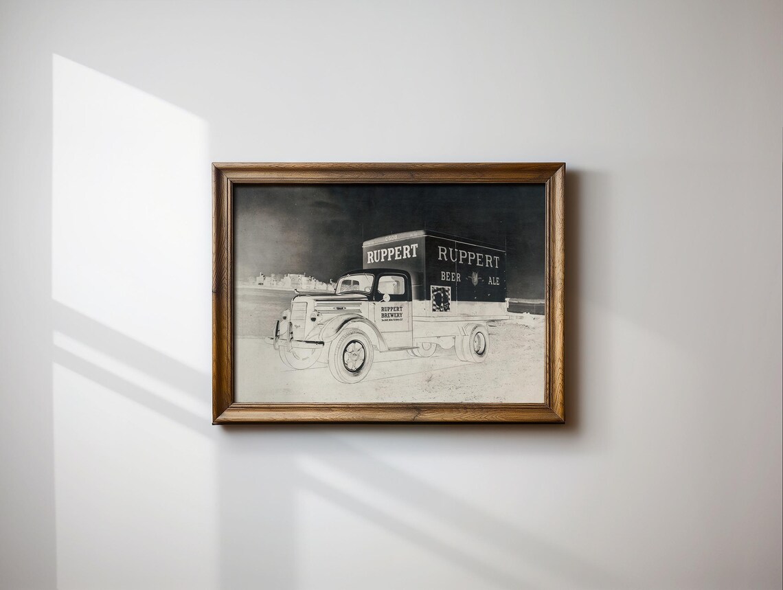 Classic Bar Cart Black And White Minimalist Vintage Sketch Wall Art - Image 2