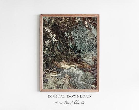 Titania From A Midsummer Night's Dream Art Print