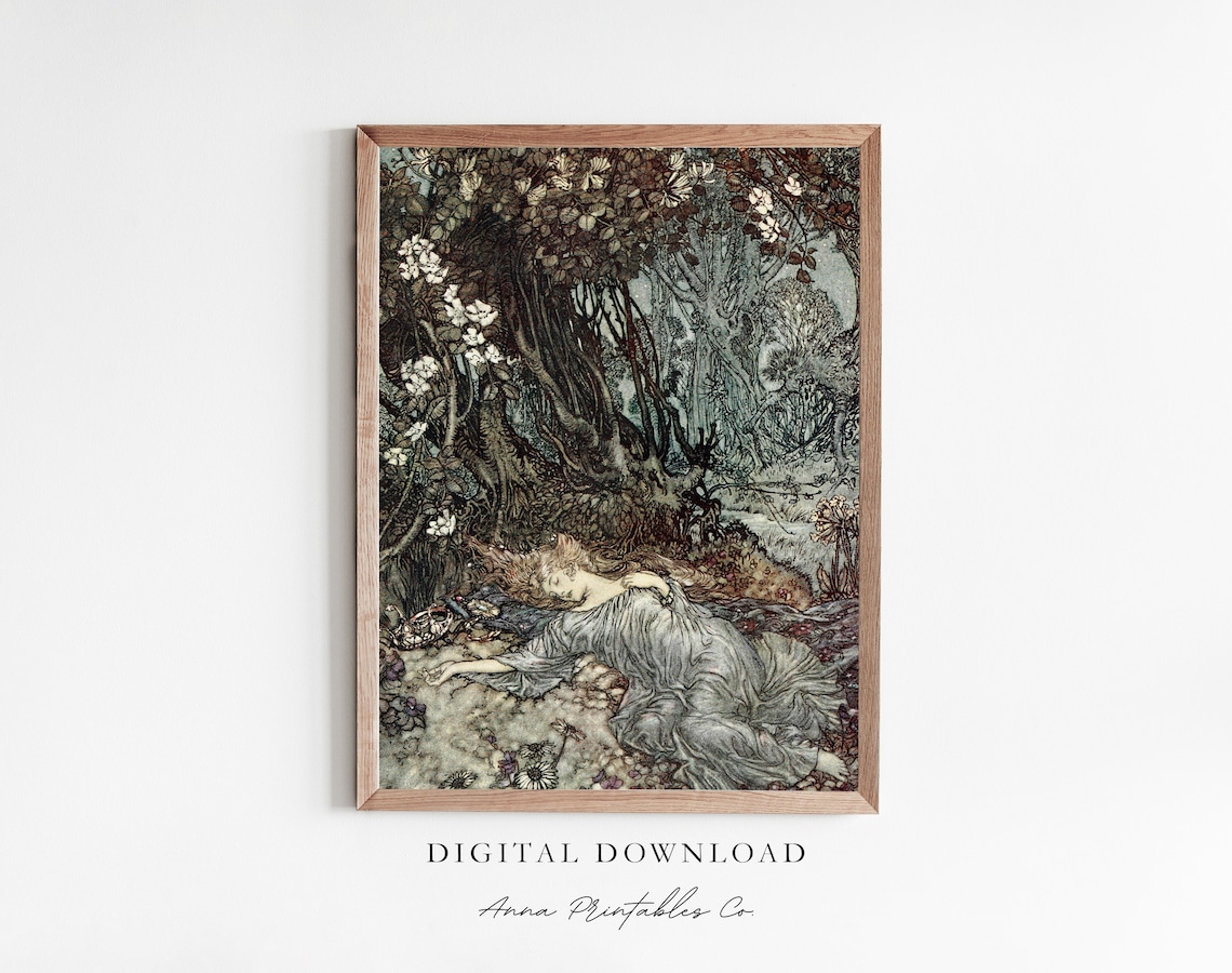 Titania From A Midsummer Night's Dream Art Print