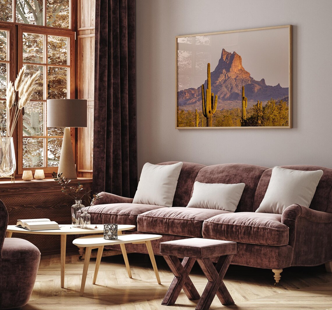 Saguaro Cactus Arizona Art Print, Desert Photography - Image 2